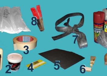 Materials used for the repair